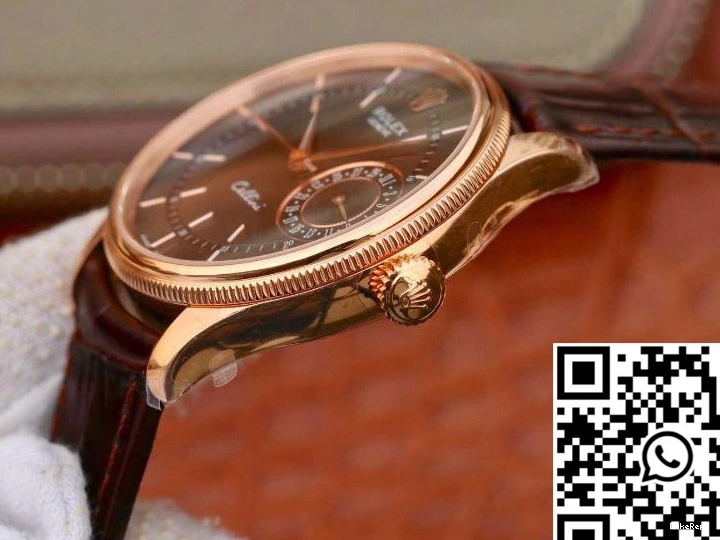 18K Factory MKS 50515 Gold Case Celini Rolex Rose Date 0130